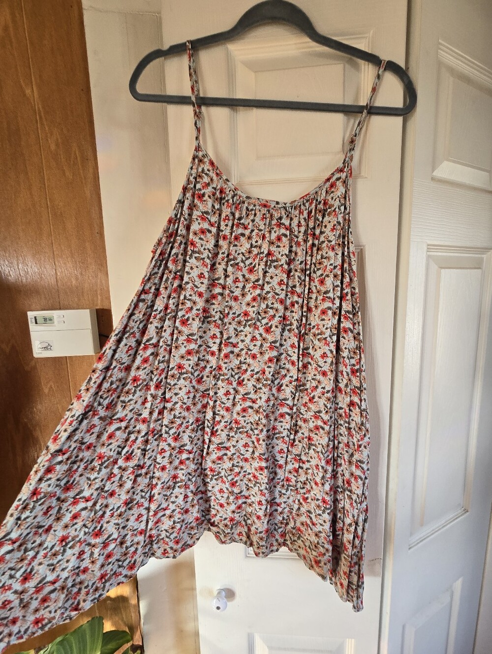 Natural Life Floral Spaghetti Strap Mini Dress M